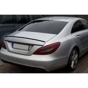 Trunk Spoiler suitable for Mercedes CLS Class W218 Limousine (2010-2018) Piano Black