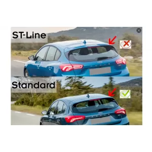 Add-On Dachspoiler für Ford Focus MK4 Hatchback 18+ Glänzend schwarz-image-6277150