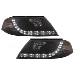 image-57-LED DRL fényszórók VW Passat 3BG (09.2000-03.2005), Fekete