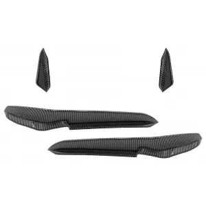Ornamente bara fata flapsuri compatibil cu VW Golf 7.5 R Hatchback (2017-2020) Carbon Look-image-6091161