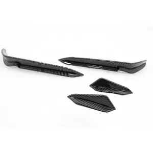 Ornamente bara fata flapsuri compatibil cu VW Golf 7.5 R Hatchback (2017-2020) Carbon Look-image-6091164