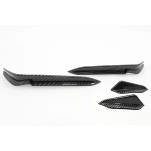 Ornamente bara fata flapsuri compatibil cu VW Golf 7.5 R Hatchback (2017-2020) Carbon Look-image-6091165