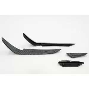 Ornamente bara fata flapsuri compatibil cu VW Golf 7.5 R Hatchback (2017-2020) Carbon Look-image-6091167