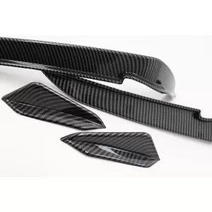 Ornamente bara fata flapsuri compatibil cu VW Golf 7.5 R Hatchback (2017-2020) Carbon Look-image-6091169