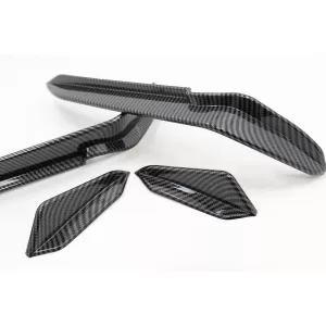 Ornamente bara fata flapsuri compatibil cu VW Golf 7.5 R Hatchback (2017-2020) Carbon Look-image-6091170