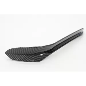 Front Bumper Side Fins Flaps suitable for VW Golf 7.5 GTI 5G Hatchback (2017-2020) Carbon Look
