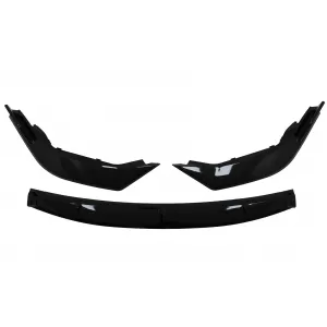 Front Bumper Spoiler Lip suitable for Toyota Corolla XII (2019-Up) Piano Black