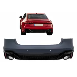 Rear Bumper suitable for Audi A7 4K8 Sportback (2018-up) RS Design
