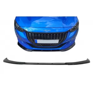 Prelungire Bara Fata compatibil cu Peugeot 208 Mk2 (2020-Up) Negru Lucios-image-6090378