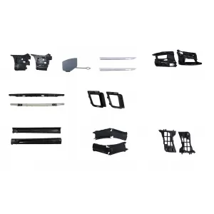 Bodykit für BMW 7 G12 15-19 Konvertierung zu G12 LCI 2020 Look Kapuze Kotflügel vorne-image-6092743