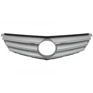 Frontgitter für Mercedes C W204 S204 Limousine Kombi 2007-2014 Sport Silber-image-6091379