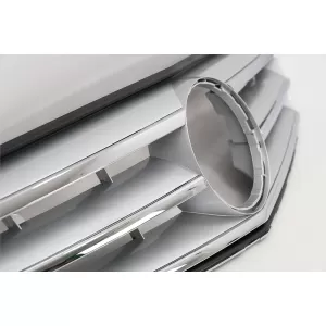 Frontgitter für Mercedes C W204 S204 Limousine Kombi 2007-2014 Sport Silber-image-6091383