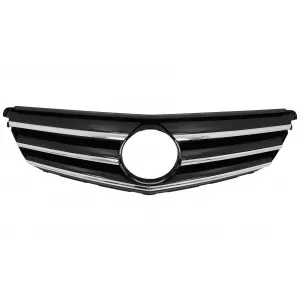 Grila Centrala compatibil cu Mercedes C-Class W204 S204 Limousine Station Wagon (2007-2014) Sport Negru Lucios-image-6091386