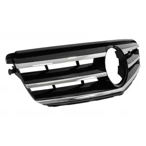 Grila Centrala compatibil cu Mercedes C-Class W204 S204 Limousine Station Wagon (2007-2014) Sport Negru Lucios-image-6091388