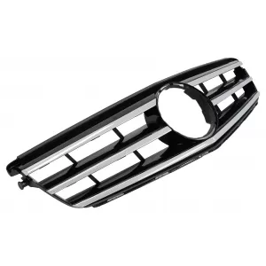 Grila Centrala compatibil cu Mercedes C-Class W204 S204 Limousine Station Wagon (2007-2014) Sport Negru Lucios-image-6091389