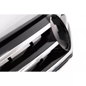 Grila Centrala compatibil cu Mercedes C-Class W204 S204 Limousine Station Wagon (2007-2014) Sport Negru Lucios-image-6091392