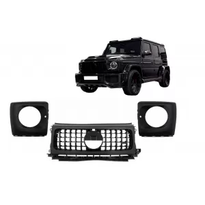 image-65-Gitter & Scheinwerfer Abdeckungen für Mercedes G W464 W463A G63 AMG 06.18+ GT-R Look