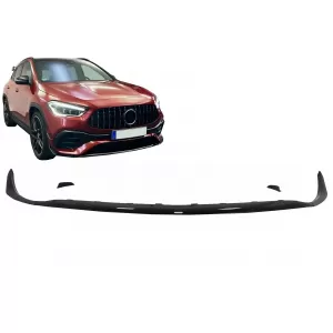 image-66-Első lökhárító spoiler díszléc Mercedes GLA H247 Sport Line (2020-) modellekhez, zongoralakk fekete