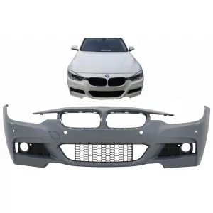 image-59-Paraurti anteriore per BMW 3 F30 F31 2011-2019 M-Technik Look senza Fendinebbia