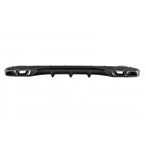 image-2-Diffusor Stoßstange für Mercedes E W213 S213 Standard 16-20 Endrohre E63 Look