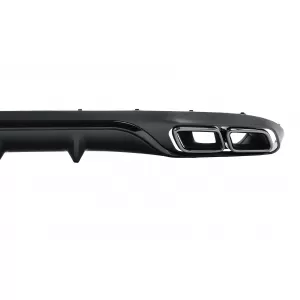 Diffusor Stoßstange für Mercedes E W213 S213 Standard 16-20 Endrohre E63 Look-image-6094542