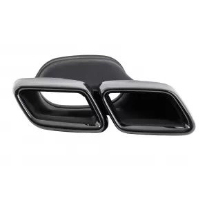 Diffusor Stoßstange für Mercedes E W213 S213 Standard 16-20 Endrohre E63 Look-image-6094549