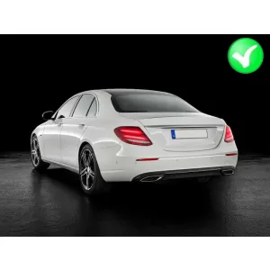 Diffusor Stoßstange für Mercedes E W213 S213 Standard 16-20 Endrohre E63 Look-image-6094919