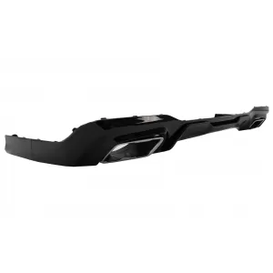 Difuzor Bara Spate cu Evacuare Dubla Crom compatibil cu BMW 2 Series F44 Gran Coupé (2020-up) M235I Design-image-6094580