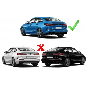Difuzor Bara Spate cu Evacuare Dubla Crom compatibil cu BMW 2 Series F44 Gran Coupé (2020-up) M235I Design-image-6095074