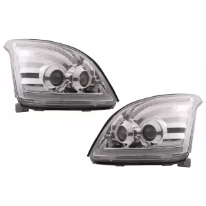 image-63-LED fényszóró Toyota Land Cruiser FJ120 (2003-2009), króm, dinamikus irányjelző