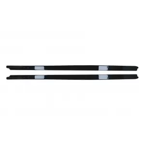 Side Skirts Extensions suitable for Toyota Yaris MK4 XP210 (2020-up) Piano Black