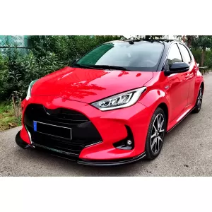 Frontspoilerlippe für Toyota Yaris MK4 XP210 2020+ Glänzend Schwarz-image-6092875