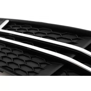 Bumper Lower Grille Covers Side Grilles suitable for Audi A4 B9 Sedan Avant (2016-2018) S-Line