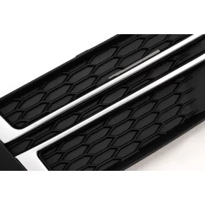 Bumper Lower Grille Covers Side Grilles suitable for Audi A4 B9 Sedan Avant (2016-2018) S-Line