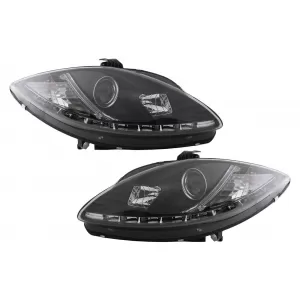 Faruri DAYLINE compatibil cu Seat Leon Altea Toledo 1P (06.2005-2009) Negru-image-6093334