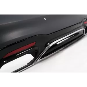 Bara Spate cu Difuzor si Ornamente tobe compatibil cu Mercedes S-Class W222 Facelift (07.2017-08.2020) Sedan-image-6093078