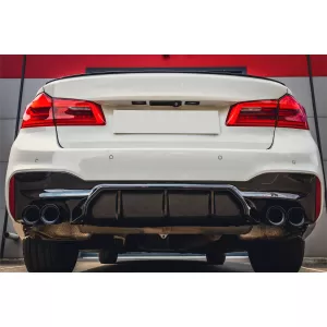 Bodykit für BMW 5er G30 2017-2019 M5 Look Stoßstange Endrohre Seitenschweller-image-6095544
