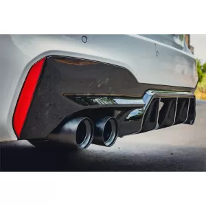 Bodykit für BMW 5er G30 2017-2019 M5 Look Stoßstange Endrohre Seitenschweller-image-6095545
