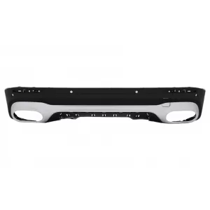 Rear Diffuser with Chrome Exhaust Tips suitable for Mercedes GLB X247 SUV (2020-up) GLB 35 Design