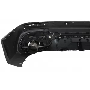 Rear Diffuser with Chrome Exhaust Tips suitable for Mercedes GLB X247 SUV (2020-up) GLB 35 Design