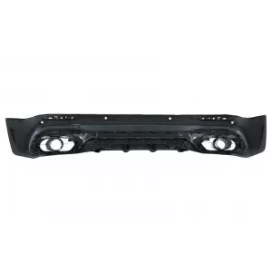 Hátsó diffúzor fekete kipufogóvégekkel Mercedes GLB X247 SUV (2020-tól) GLB 35 Design Night Package-image-6094794