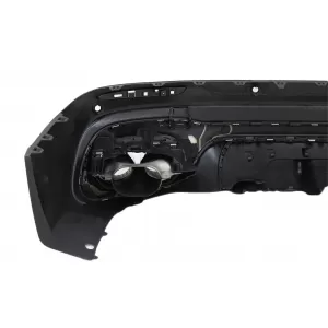 Rear Diffuser with Chrome Exhaust Tips suitable for Mercedes GLB X247 SUV (2020-up) 45 S Design