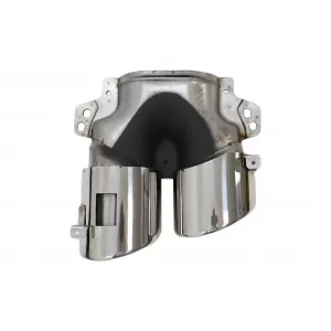 Rear Diffuser with Chrome Exhaust Tips suitable for Mercedes GLB X247 SUV (2020-up) 45 S Design