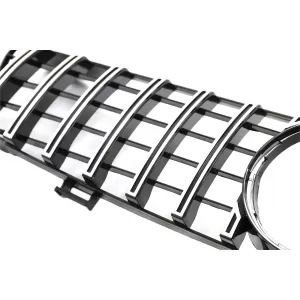Front Grille suitable for Mercedes CLS W219 (2005-2008) GT-R Panamericana Design Chrome