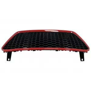 Front Grille suitable for Audi R8 42 1st Generation Facelift (2013-2015) RS Design Glossy Black Red