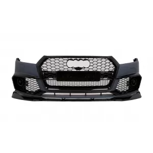 Pare-chocs pour Audi Q5 SUV FY Standard 2017-2020 RS Design Calandre nid d'abeille PDC SRA-image-6338975