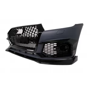 Pare-chocs pour Audi Q5 SUV FY Standard 2017-2020 RS Design Calandre nid d'abeille PDC SRA-image-6338977