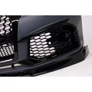 Pare-chocs pour Audi Q5 SUV FY Standard 2017-2020 RS Design Calandre nid d'abeille PDC SRA-image-6338979