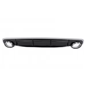 image-22-Stoßstange Diffusor Doppelauslass Endrohre für Audi Q7 SUV 4M 15-19 S-Line