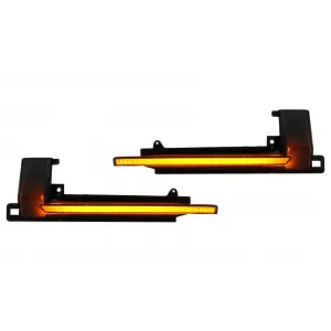 image-19-LED Въртящи се светлини за Огледало , подходящи за Audi A3 8P A4 B8 A5 8T A6 C6 (2008-2010) Q3 8U (2011-2017) Динамичен Sequential дим